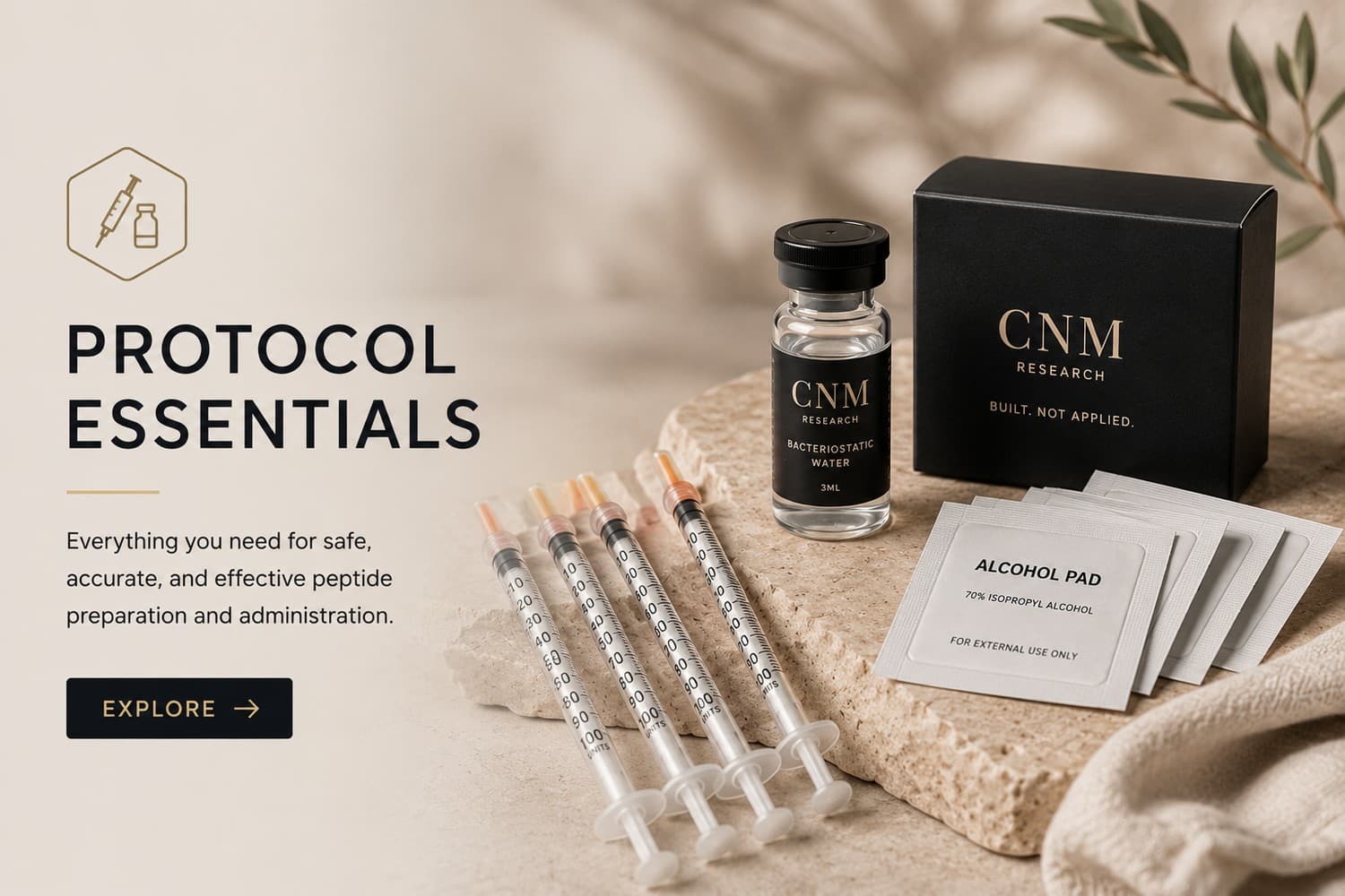 Protocol Essentials — Everything the vial doesn't come with.