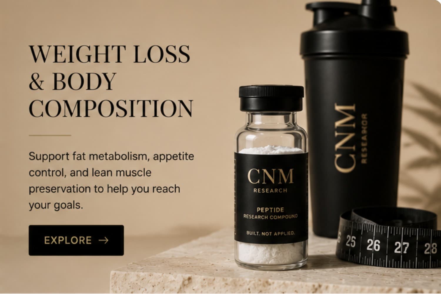 Weight Loss & Body Composition — Your body. Your protocol.